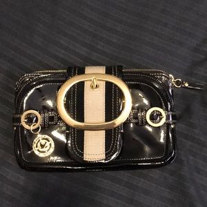 Juicy Couture Black Leather Clutch